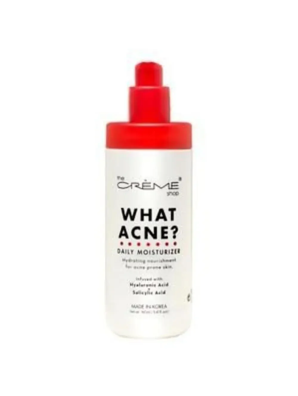 The Creme Shop What Acne? Daily Moisturizer Hyaluronic Acid 5.4oz New